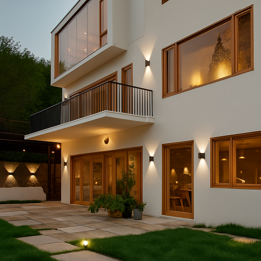 LED Wandlamp binnen buiten waterdicht IP65 aluminium 2W-12W zwart wit modern design vierkant sfeervol | Sulvida