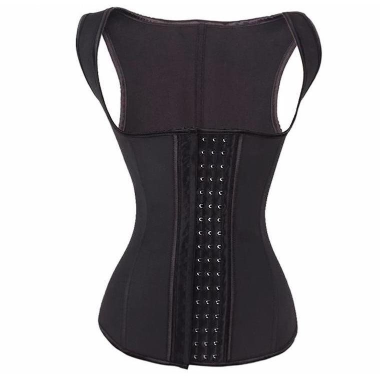 Ceinture de sudation en latex pour femme, corset gainant, silhouette en sablier, maintien de la posture | Sulvida