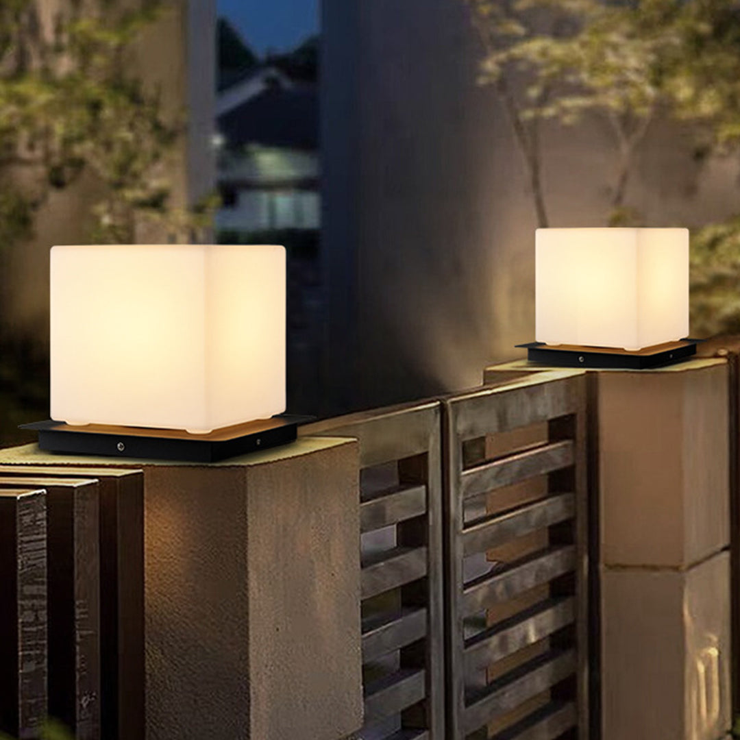 Sokkellamp Tuin LED Roestvrij Staal Waterdicht IP65 Moderne Buitenverlichting Bol Kubus Cilinder Terras | Sulvida