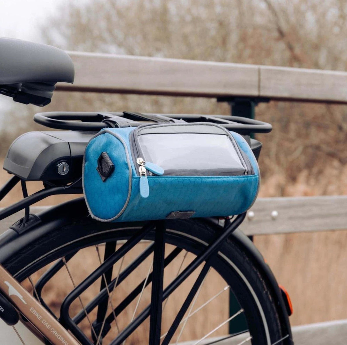 Fietsstuurtas met Touchscreen Telefoonvak Zwart Donkerblauw Lichtblauw Roze Groen Waterdicht Fietsaccessoire | Sulvida