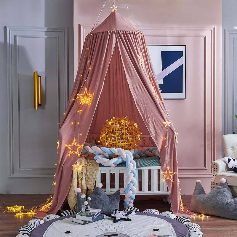 Kinder Bedhemel met Lichtblokkering voor Wieg en Bed Inclusief Ophanghaak Slaapkamer Decoratie Speelhoek | Sulvida
