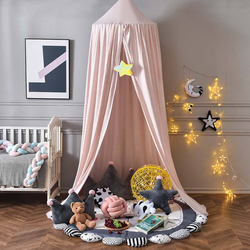 Kinder Bedhemel met Lichtblokkering voor Wieg en Bed Inclusief Ophanghaak Slaapkamer Decoratie Speelhoek | Sulvida