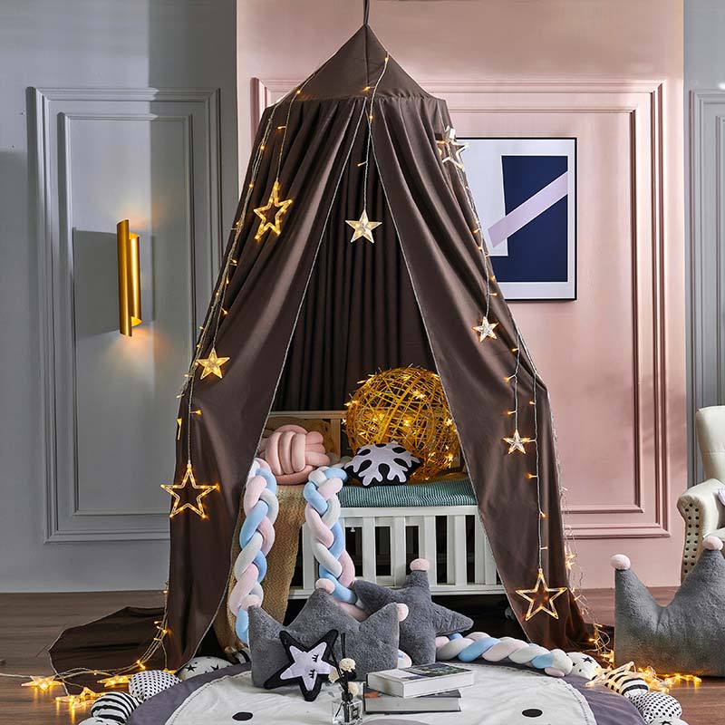 Kinder Bedhemel met Lichtblokkering voor Wieg en Bed Inclusief Ophanghaak Slaapkamer Decoratie Speelhoek | Sulvida
