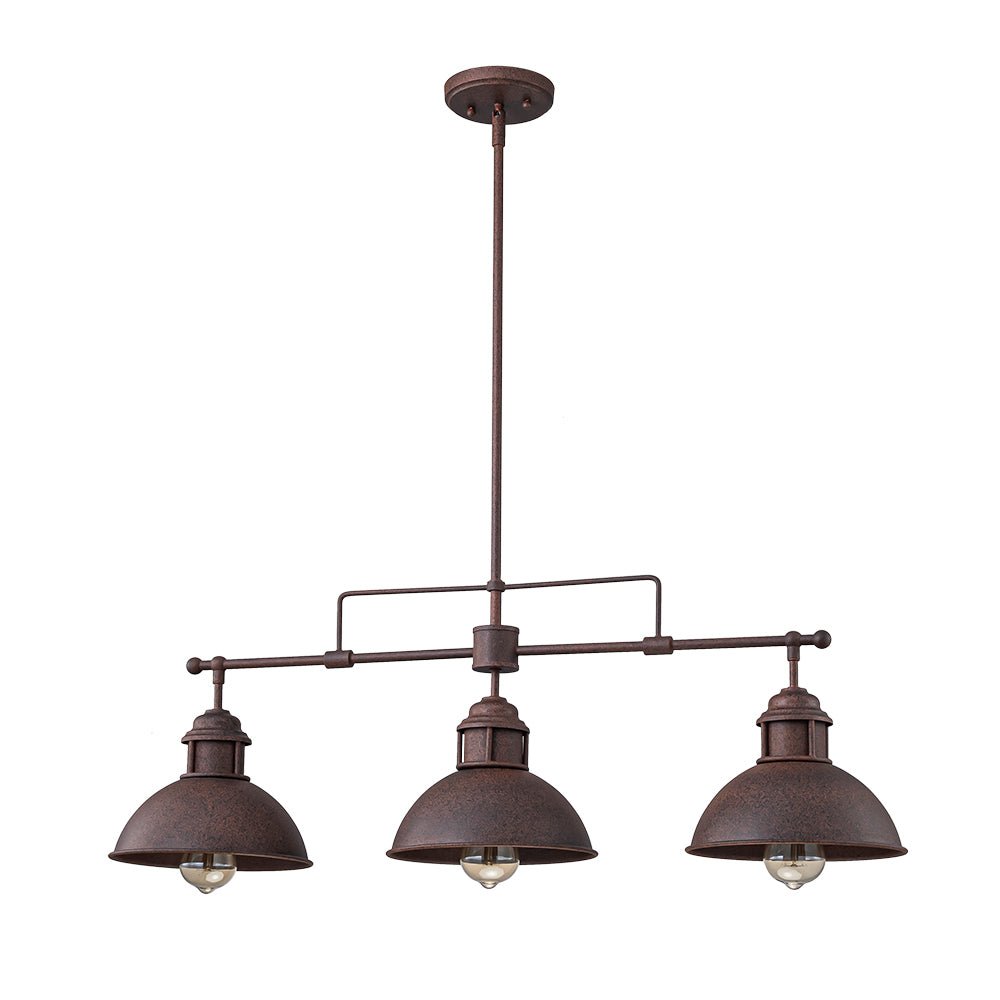 Metalen Hanglamp 3-Lichts Koepel Landelijk Industrieel E26/E27 Fitting Verstelbaar Eettafel Keuken Woonkamer | Sulvida