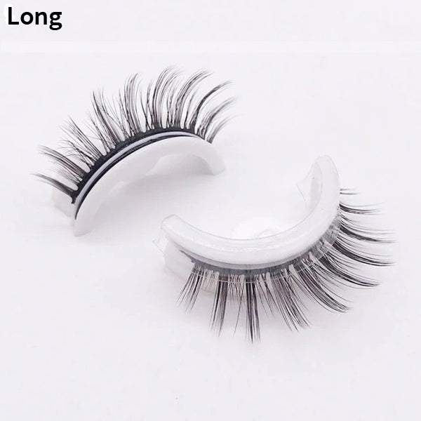 Faux cils autocollants réutilisables, effet naturel, sans colle, pose facile en 3 secondes - Sulvida