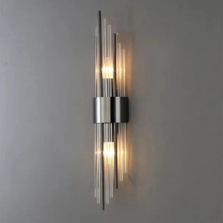 Kristallen Wandlamp LED Goud Zwart 35cm 55cm 56cm Luxe Interieurverlichting Modern Design Sfeervol Licht | Sulvida