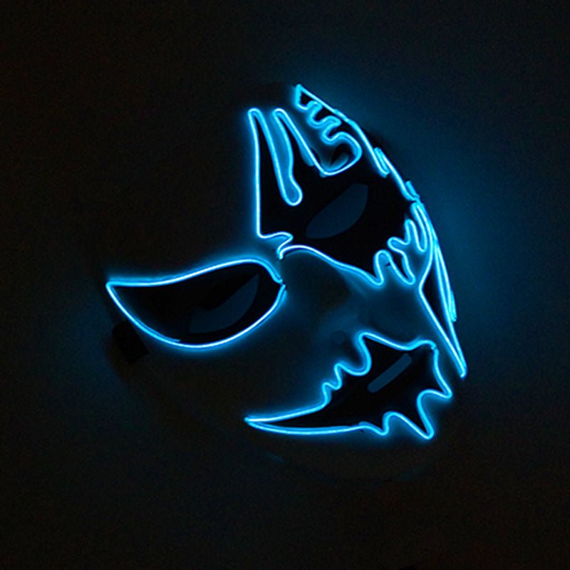 LED Halloween Masker met Lichtgevend Effect – Griezelig Carnaval Gezichtsmasker voor Feest Party en Horror Thema | Sulvida