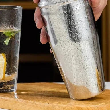 Cocktailshaker set 10-delig roestvrij staal professionele barset met standaard bartender cocktail mixset | Sulvida
