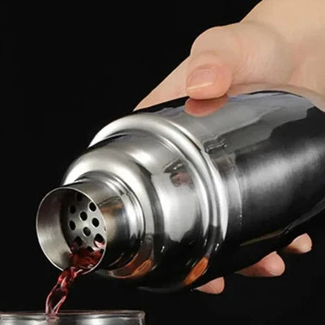 Cocktailshaker set 10-delig roestvrij staal professionele barset met standaard bartender cocktail mixset | Sulvida