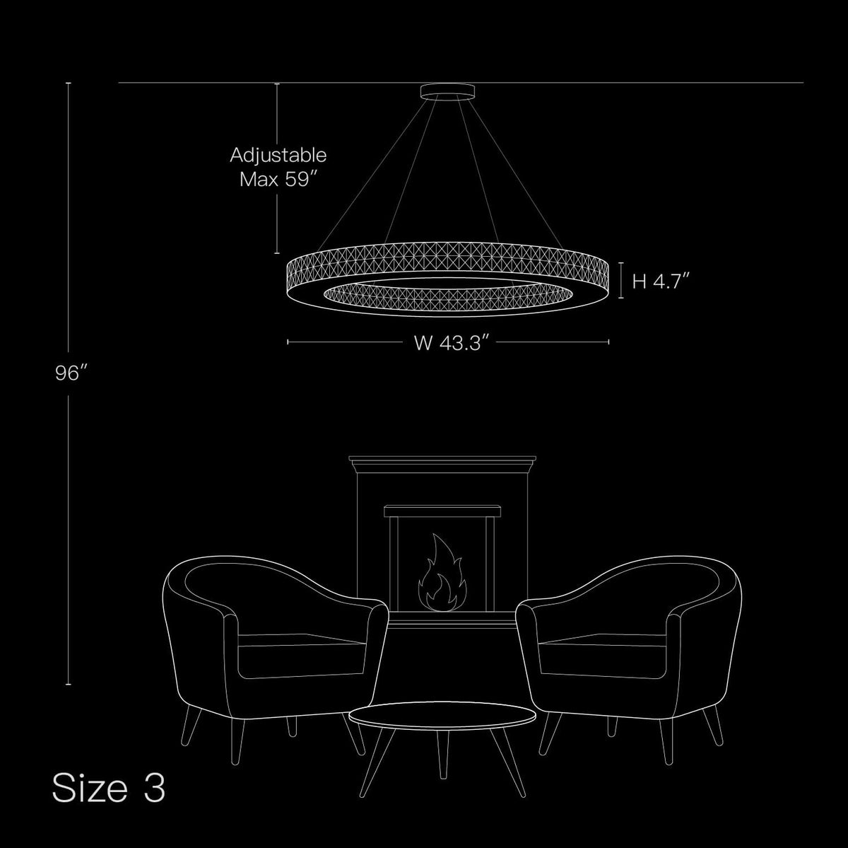 Kristallen Kroonluchter Goud Zilver Ronde Ringen Eetkamer Keukeneiland Verstelbaar Luxe Modern Design LED | Sulvida
