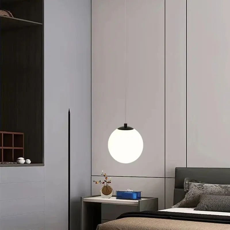 Glazen LED Hanglamp Moderne Verlichting Verstelbaar Koord Eetkamer Woonkamer Slaapkamer Nordic Design | Sulvida
