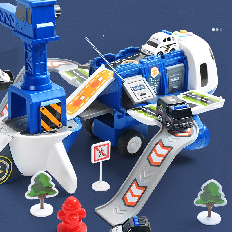Interactief Vliegtuigspeelset voor Kinderen 3-6 Jaar met 6 Voertuigen 13 Accessoires Educatief Speelgoed | Sulvida