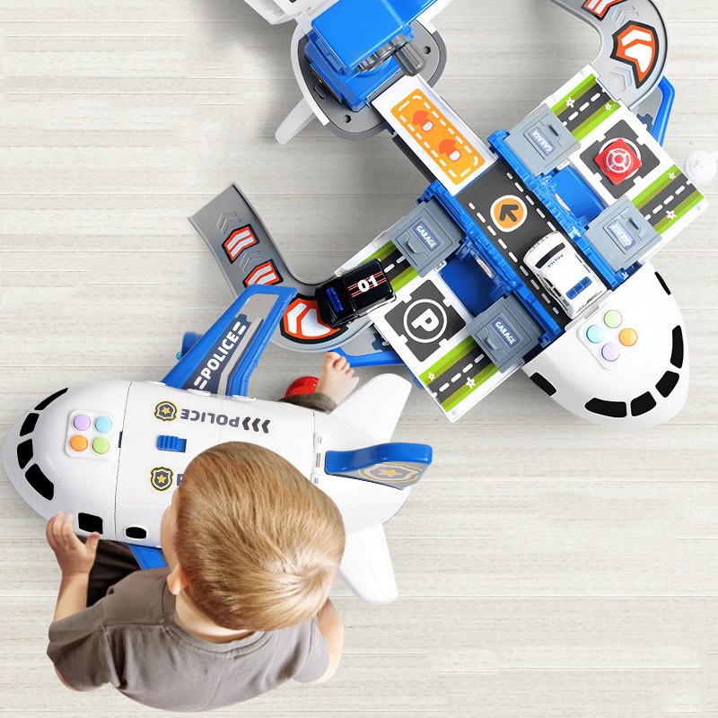 Interactief Vliegtuigspeelset voor Kinderen 3-6 Jaar met 6 Voertuigen 13 Accessoires Educatief Speelgoed | Sulvida