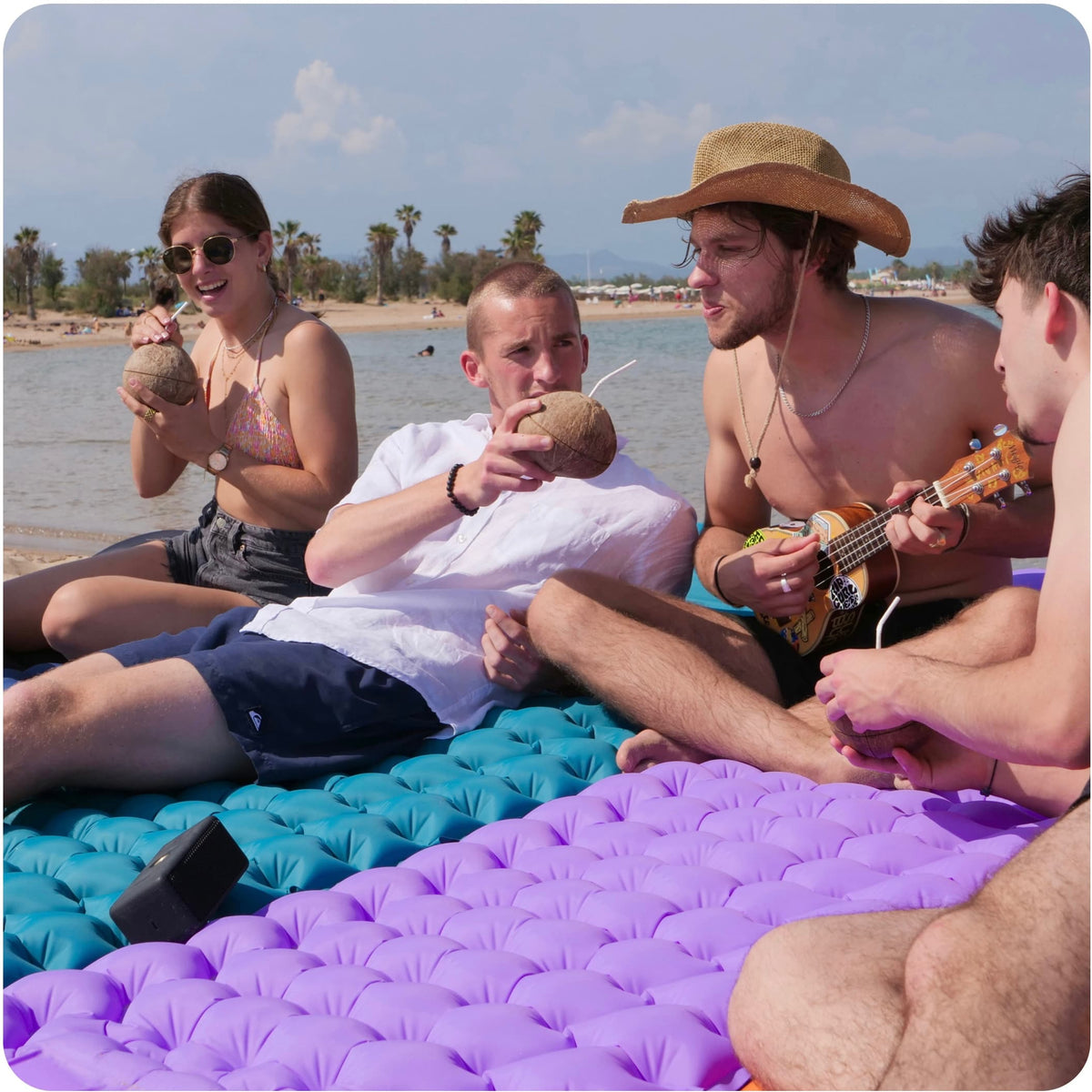 Zelfopblazende Slaapmat TPU Nylon 190×58×5cm Kamperen Outdoor Lichtgewicht Compacte Luchtmatras Isolerend | Sulvida