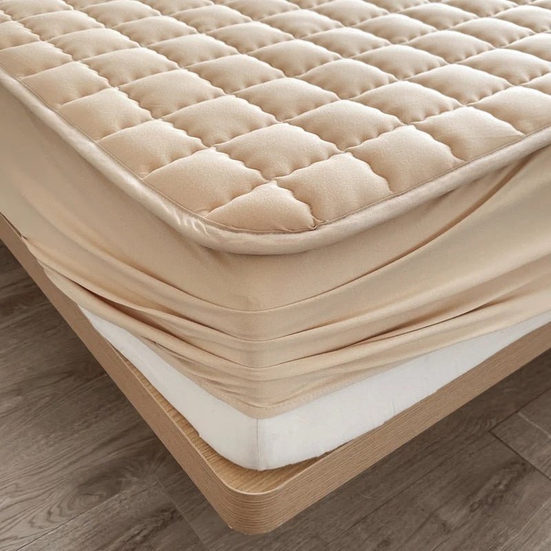 Ademend matrasbeschermer 50% polyester 50% polyurethaan beschermhoes stretch matrastopper hoeslaken waterdicht | Sulvida