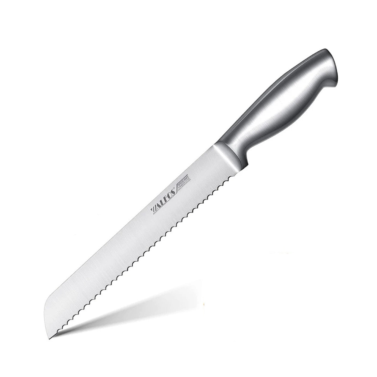Professioneel Broodmes met Gekartel Lemmet 20cm voor Vers Gebak Baguette Taarten en Korstbrood Snijden | Sulvida