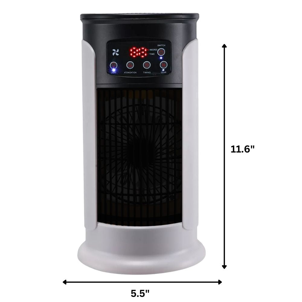 Mobiele Aircooler 300ml Luchtkoeler Verdamping Kantoor Slaapkamer Staand Energiezuinig Waterkoeling Stil | Sulvida