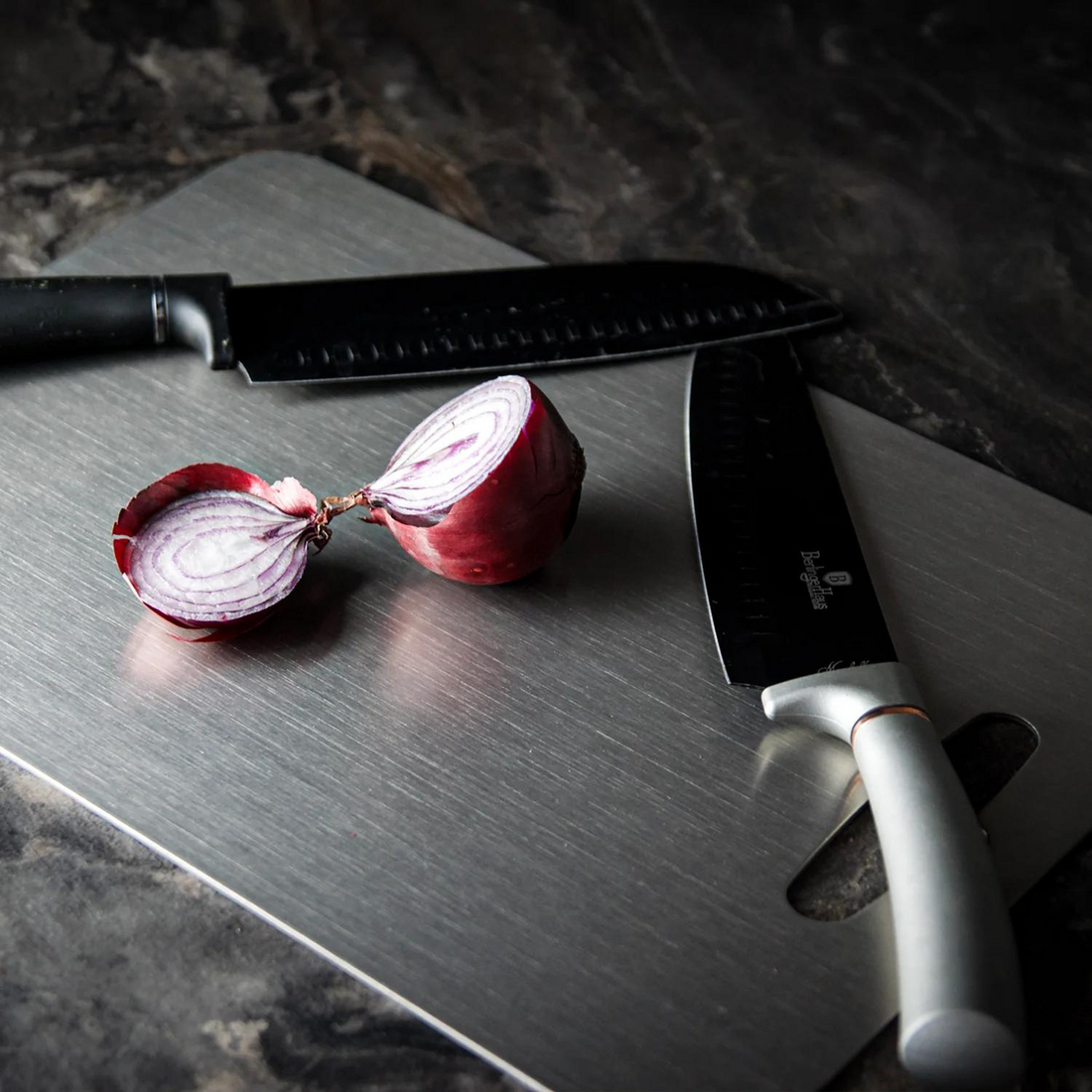 Titanium Snijplank met Antibacteriële Oppervlak – Hygiënisch Duurzaam Keukengereedschap Modern Design | Sulvida