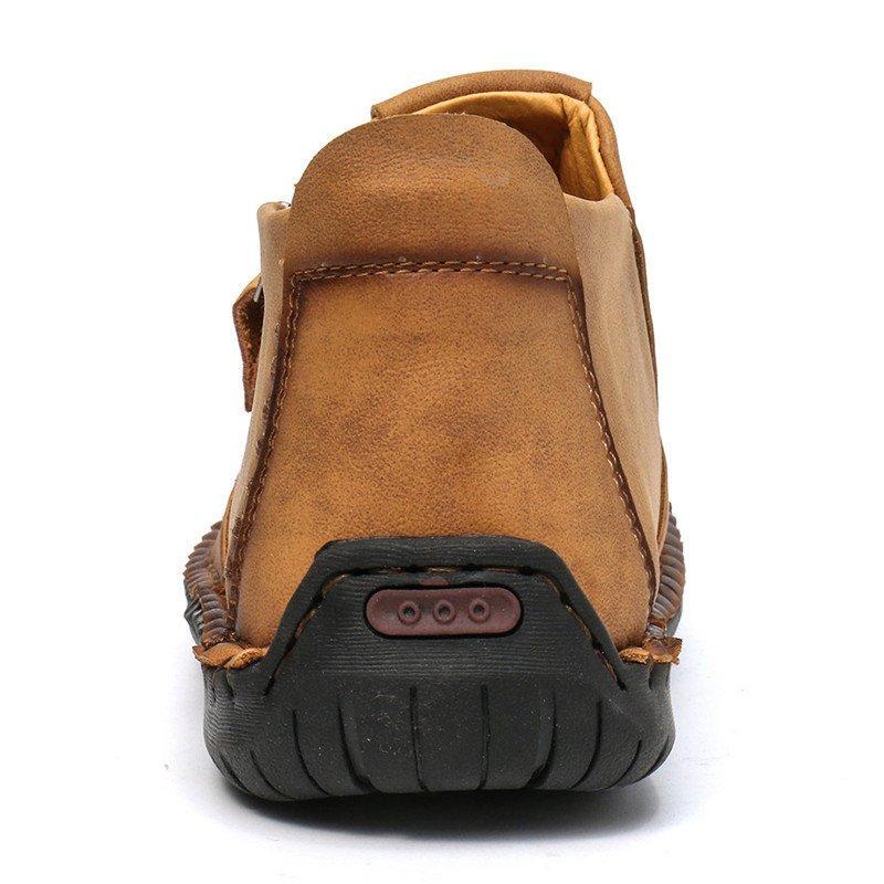 Handgemaakte Herenschoenen met Antislipzool en Ritssluiting Casual Laarzen Premium Comfortlaarzen Heren | Sulvida