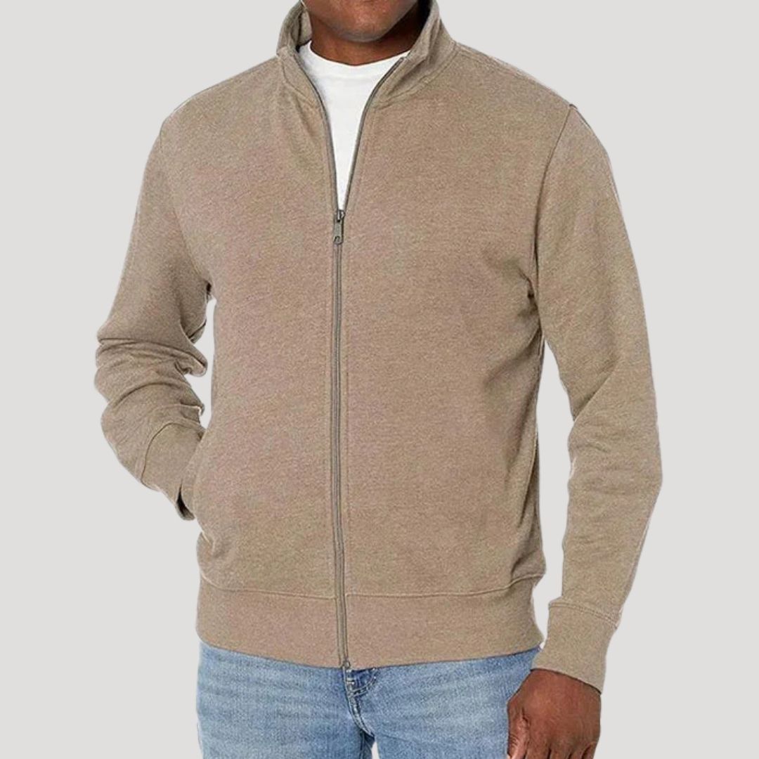 Lichtgewicht Herenjas met Rits voor Lente Zomer Dagelijks Gebruik Casual Sportieve Outfit Comfortabel | Sulvida