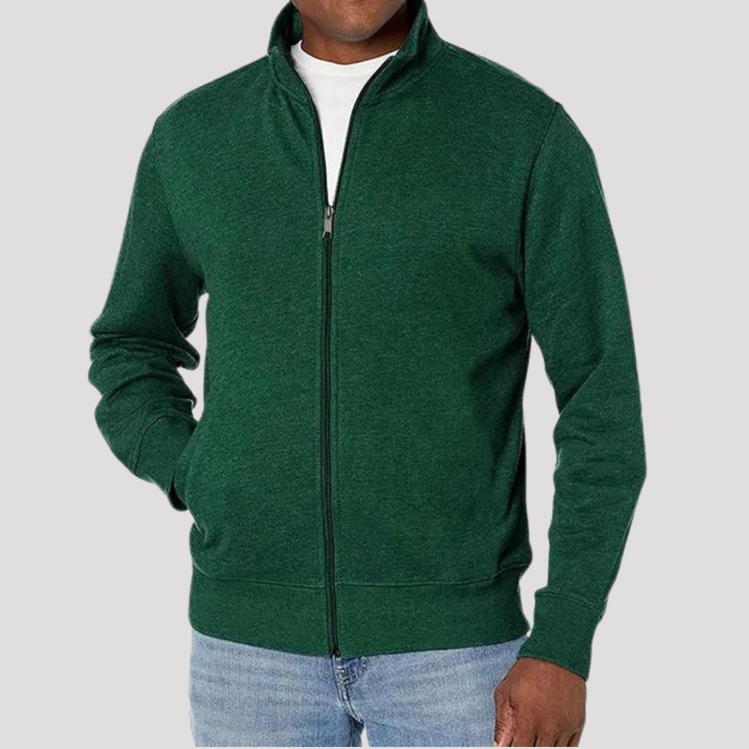 Lichtgewicht Herenjas met Rits voor Lente Zomer Dagelijks Gebruik Casual Sportieve Outfit Comfortabel | Sulvida
