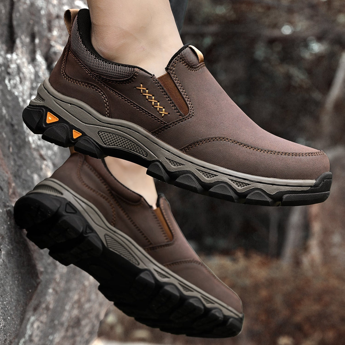 Orthopedische Instapschoenen Heren Casual Wandelschoenen Antislip Correctie Voethouding Loopcomfort Dagelijks | Sulvida