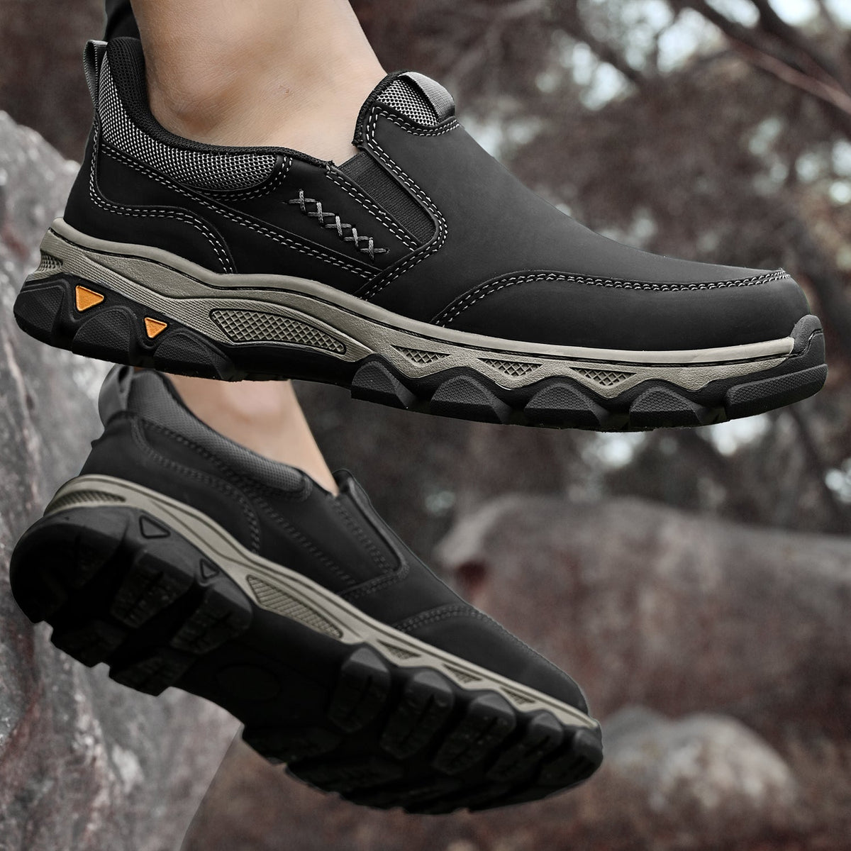 Orthopedische Instapschoenen Heren Casual Wandelschoenen Antislip Correctie Voethouding Loopcomfort Dagelijks | Sulvida