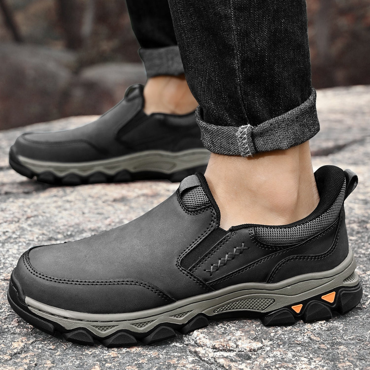 Orthopedische Instapschoenen Heren Casual Wandelschoenen Antislip Correctie Voethouding Loopcomfort Dagelijks | Sulvida