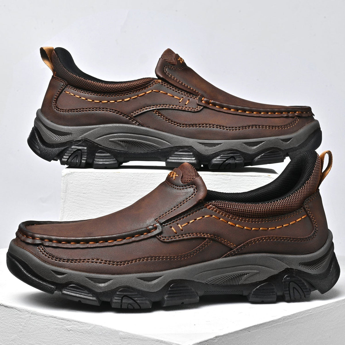 Orthopedische Instapschoenen voor Heren Casual Wandelschoen Voetondersteuning Comfortabel Instapper Loopschoenen | Sulvida