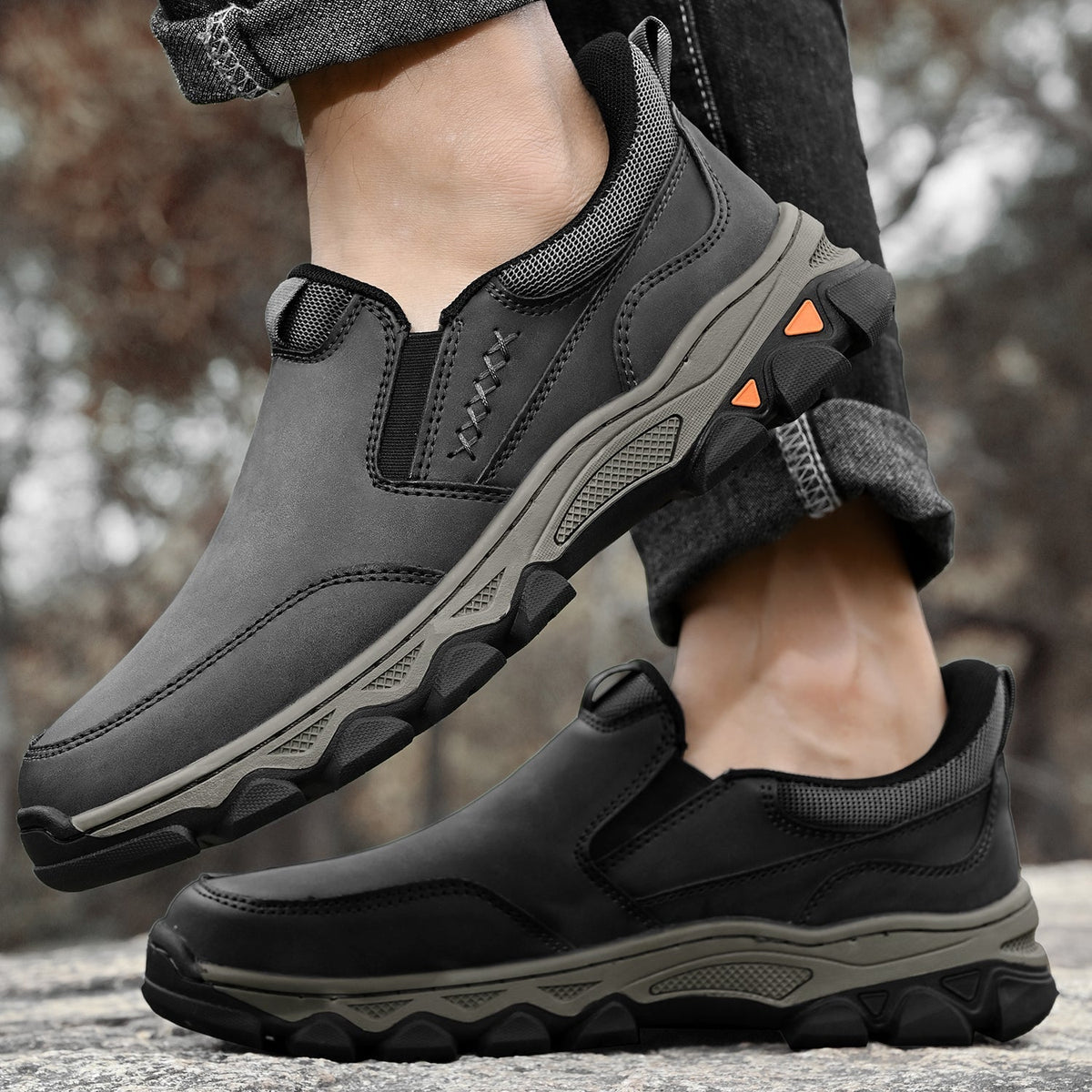 Orthopedische Instapschoenen Heren Casual Wandelschoenen Antislip Correctie Voethouding Loopcomfort Dagelijks | Sulvida