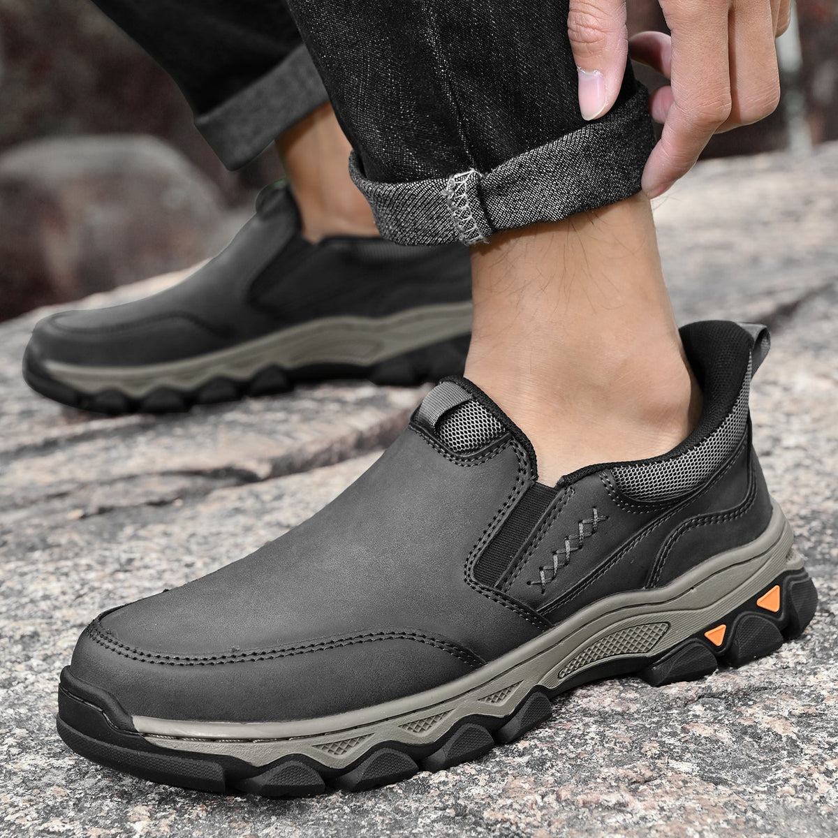 Orthopedische Instapschoenen Heren Casual Wandelschoenen Antislip Correctie Voethouding Loopcomfort Dagelijks | Sulvida