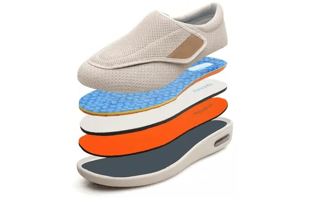 Wandelschoenen Extra Breed Comfortabel Lichtgewicht Casual Sportschoen voor Dagelijks Gebruik Heren Dames | Sulvida