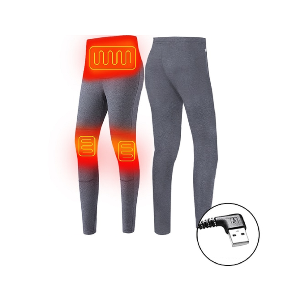 Verwarmbare Thermische Ondergoedset Heren & Dames USB Bediening Meerdere Verwarmingszones Warm Winterondergoed | Sulvida