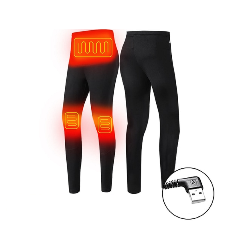 Verwarmbare Thermische Ondergoedset Heren & Dames USB Bediening Meerdere Verwarmingszones Warm Winterondergoed | Sulvida