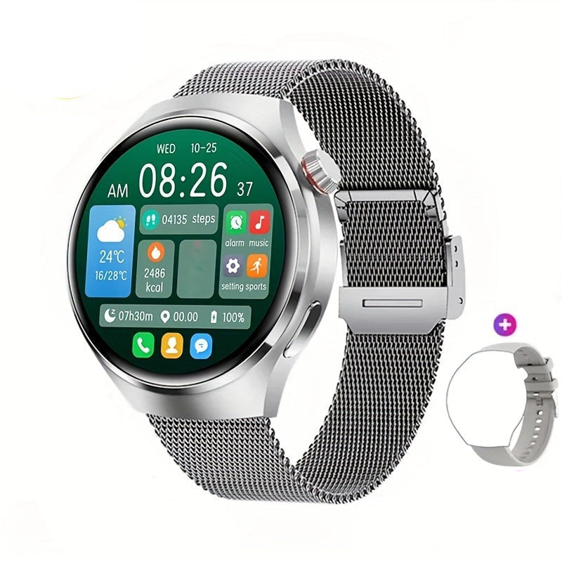 Montre connectée Orion NFC pour homme, noire, avec GPS, cardiofréquencemètre, paiement sans contact, suivi d’activité et fonctions sportives | Sulvida