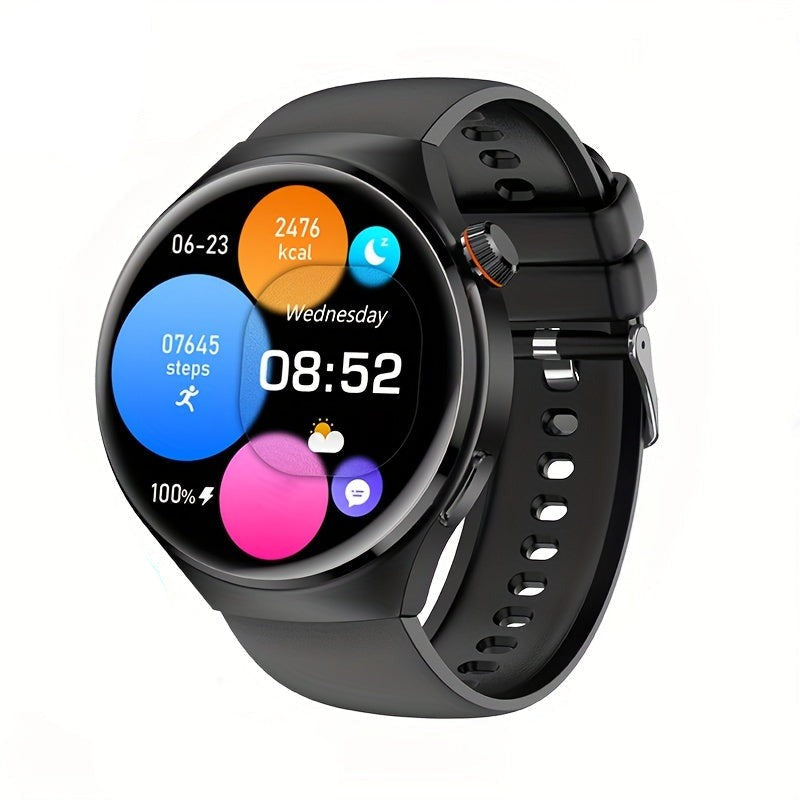 Montre connectée Orion NFC pour homme, noire, avec GPS, cardiofréquencemètre, paiement sans contact, suivi d’activité et fonctions sportives | Sulvida