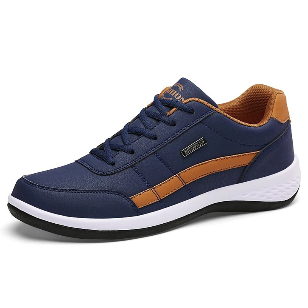 Herensneakers Orthopedisch Leren Schoeisel Ademend Comfortabel Loopschoenen Steunzool Antislip Wandelen | Sulvida