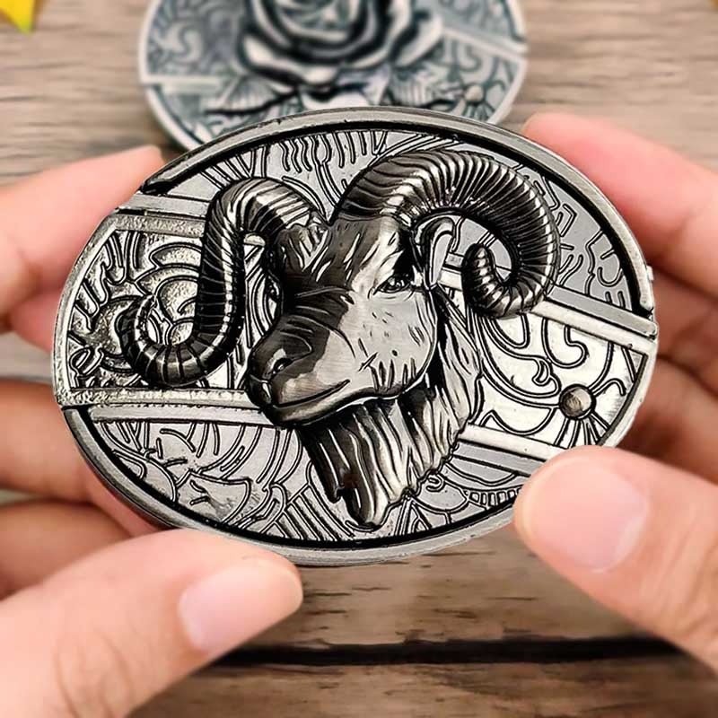 Metalen Ovale Riem Buckle Western Cowboy Stijl Gesp Accessoire Decoratie voor Riemen Kleding Jeans Mode | Sulvida