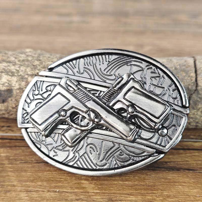 Metalen Ovale Riem Buckle Western Cowboy Stijl Gesp Accessoire Decoratie voor Riemen Kleding Jeans Mode | Sulvida