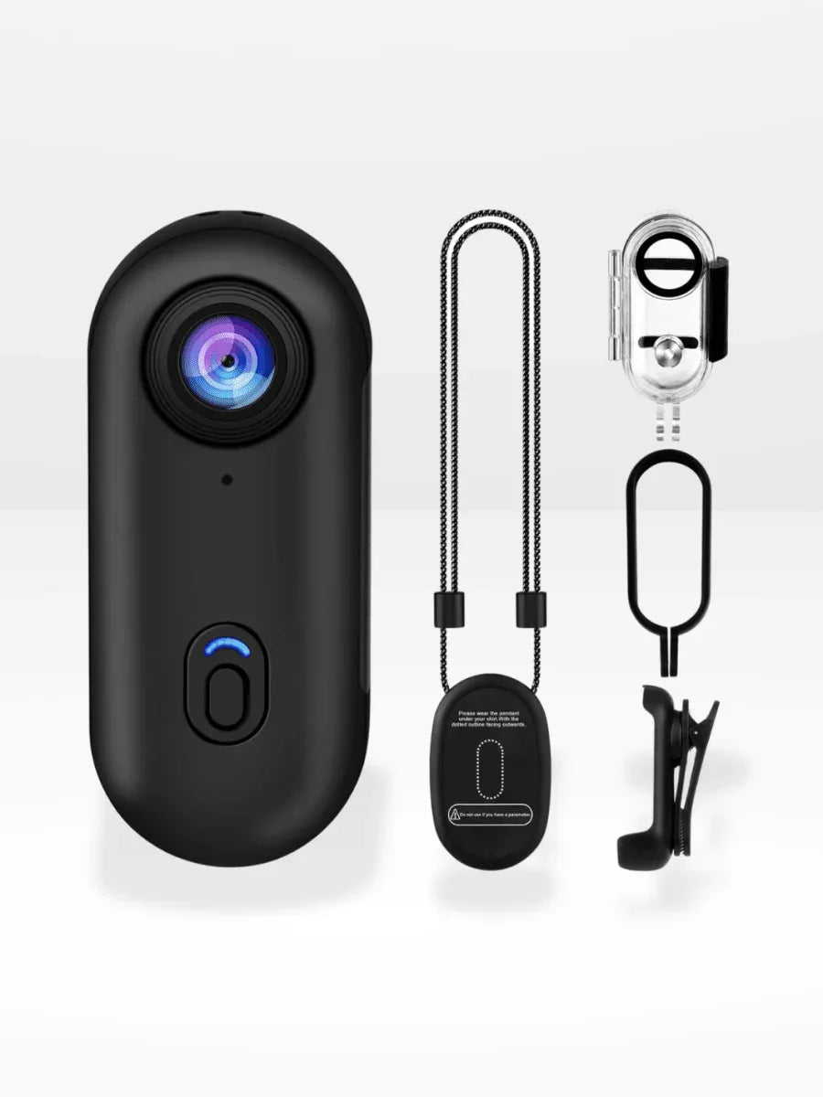 Compacte 4K Actiecamera POV Magnetisch Draadloos Beeldopname Sport Motorhelm Avontuur Vlog Outdoor Waterdicht | Sulvida