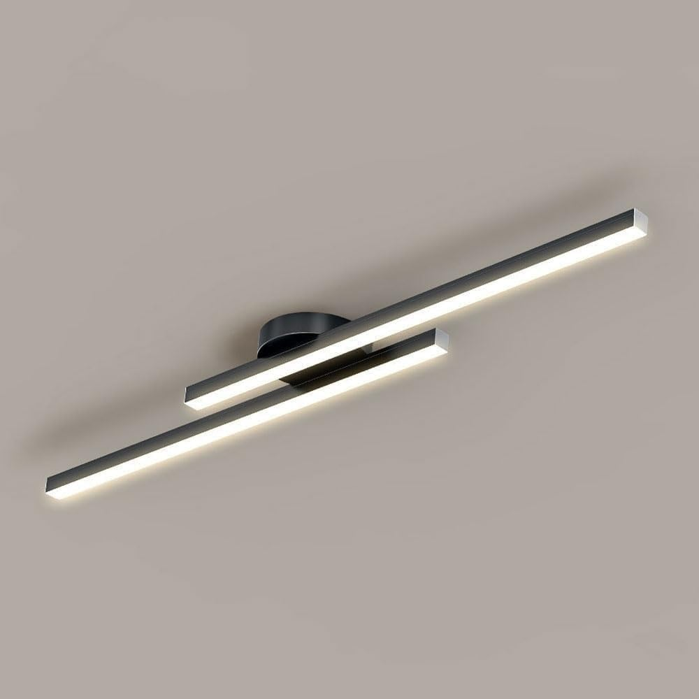Aluminium LED-Plafondlamp Semi-Plafond Modern Design Dimbaar met Afstandsbediening voor Woonkamer en Slaapkamer | Sulvida