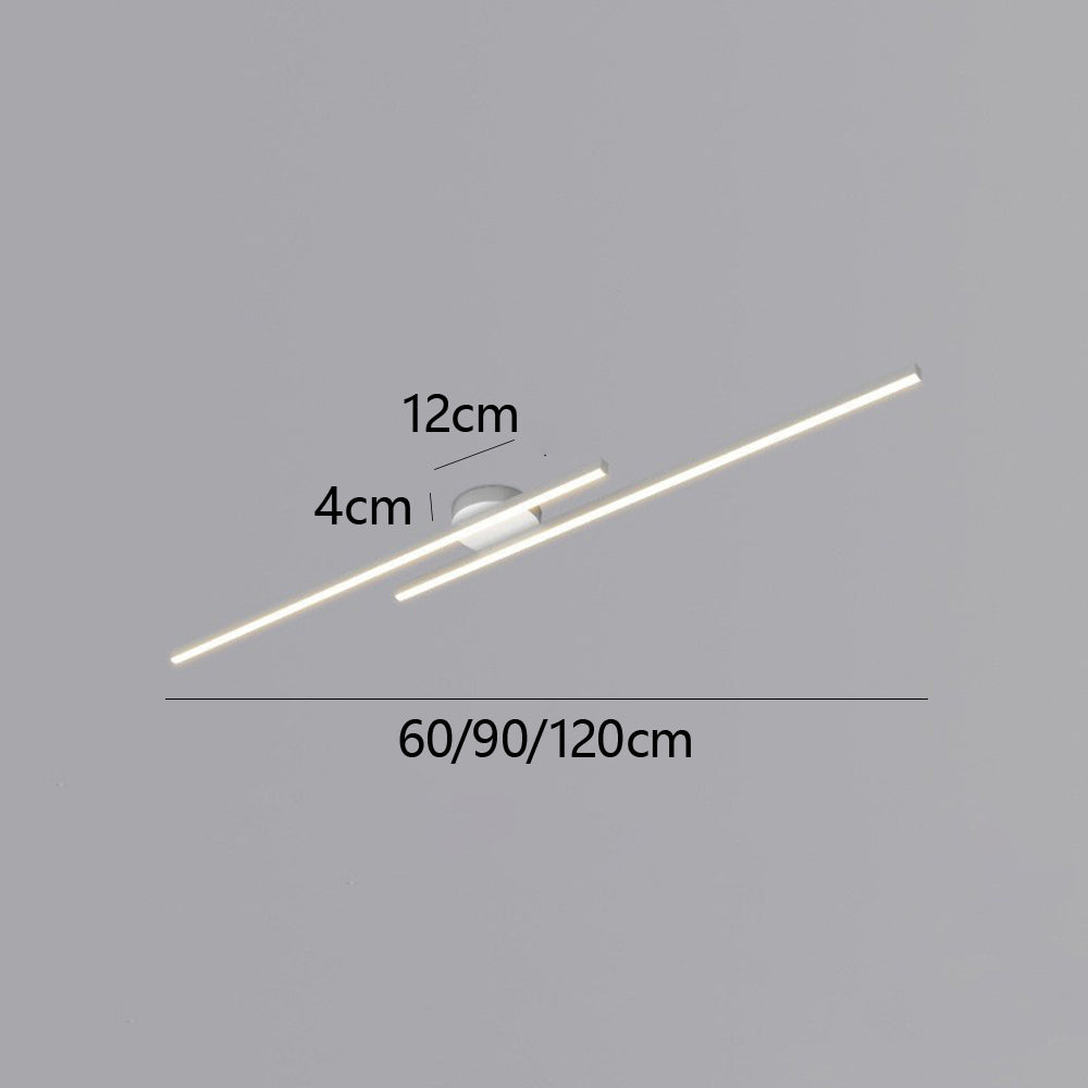 Aluminium LED-Plafondlamp Semi-Plafond Modern Design Dimbaar met Afstandsbediening voor Woonkamer en Slaapkamer | Sulvida