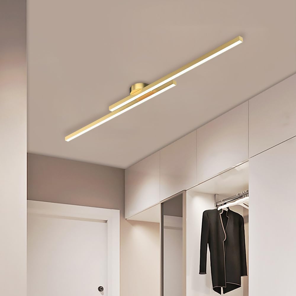 Aluminium LED-Plafondlamp Semi-Plafond Modern Design Dimbaar met Afstandsbediening voor Woonkamer en Slaapkamer | Sulvida