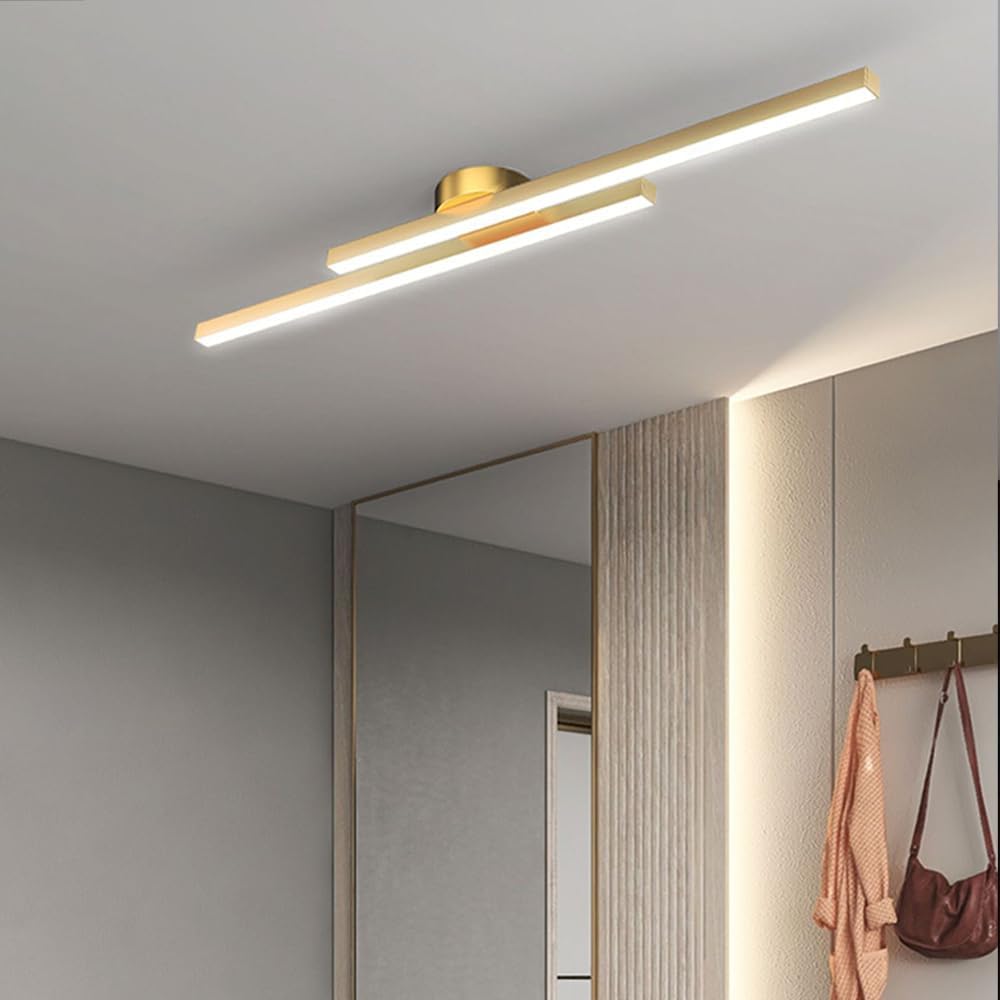 Aluminium LED-Plafondlamp Semi-Plafond Modern Design Dimbaar met Afstandsbediening voor Woonkamer en Slaapkamer | Sulvida