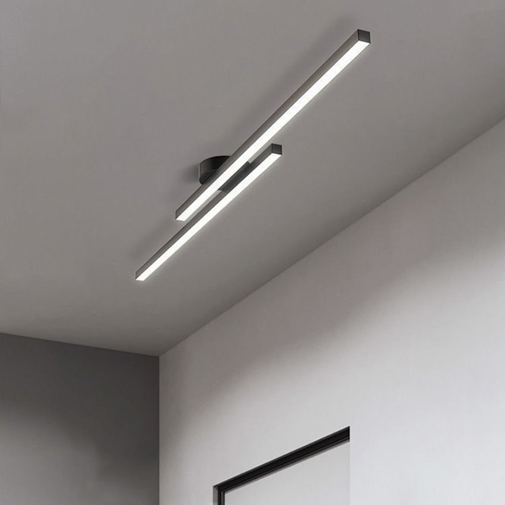 Aluminium LED-Plafondlamp Semi-Plafond Modern Design Dimbaar met Afstandsbediening voor Woonkamer en Slaapkamer | Sulvida