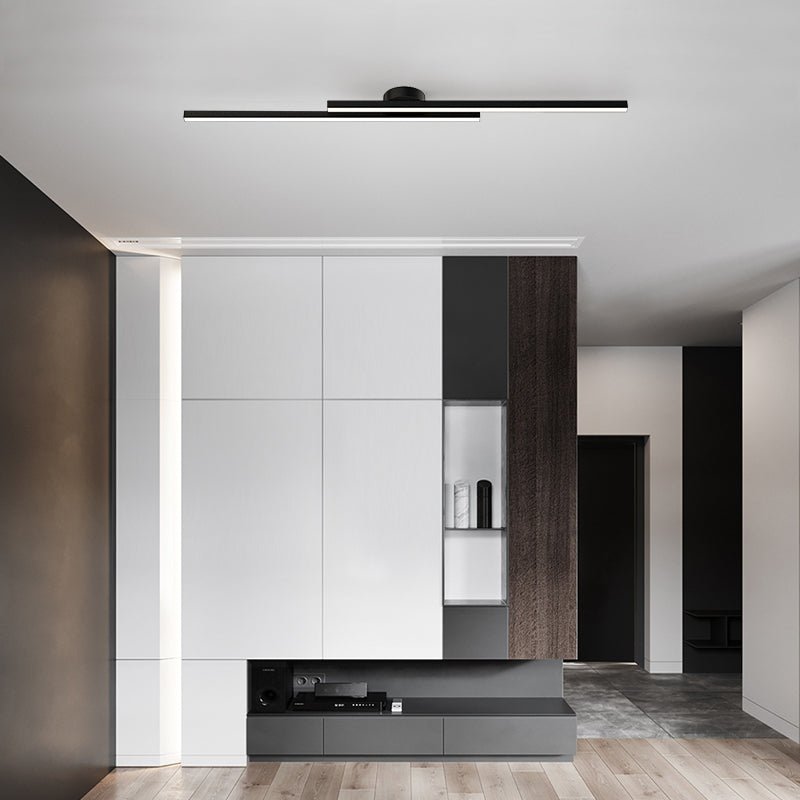 Aluminium LED-Plafondlamp Semi-Plafond Modern Design Dimbaar met Afstandsbediening voor Woonkamer en Slaapkamer | Sulvida