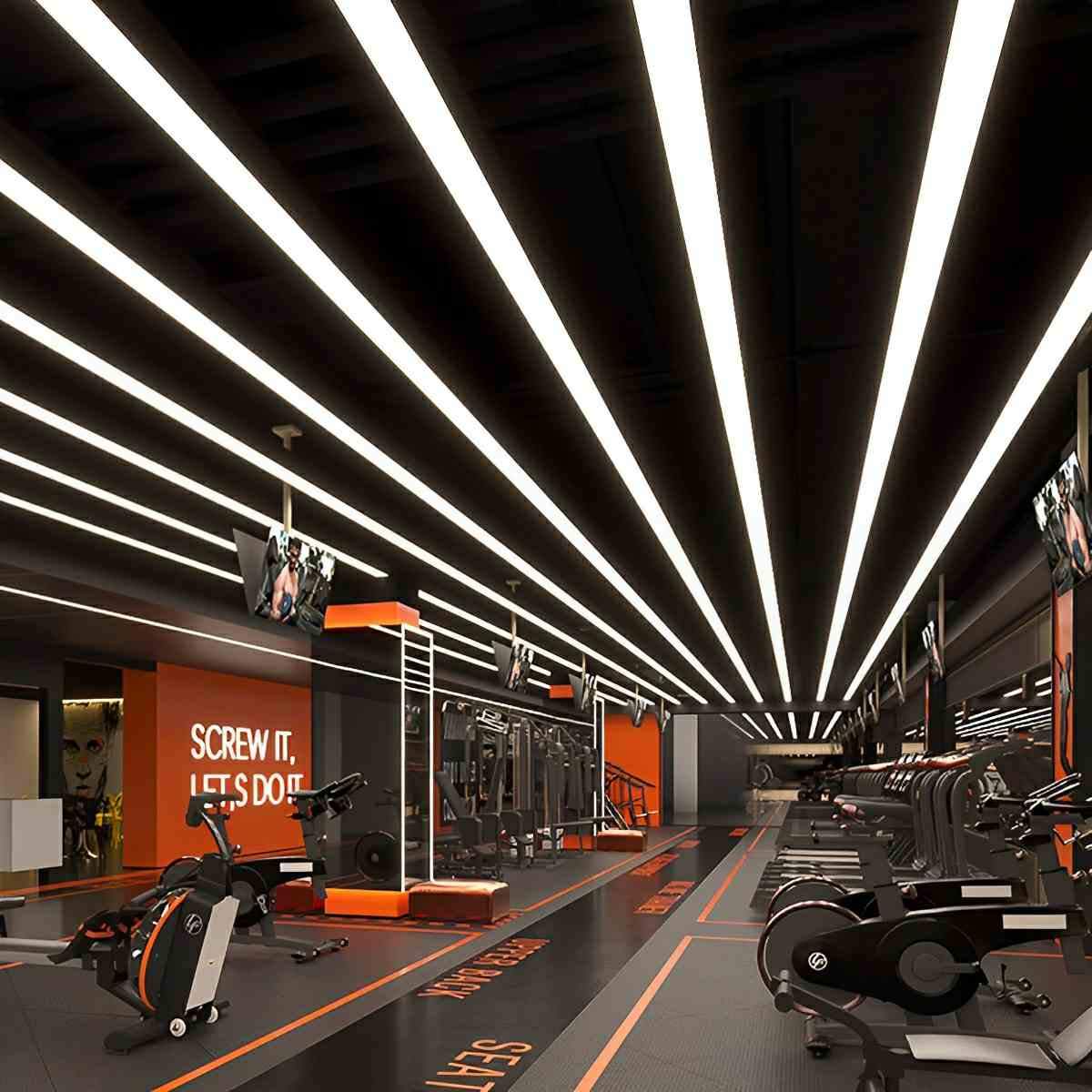 Lineaire LED Hanglamp Zwart Aluminium Minimalistisch Design voor Kantoor Woonkamer Keuken Eetkamer 100-200cm | Sulvida