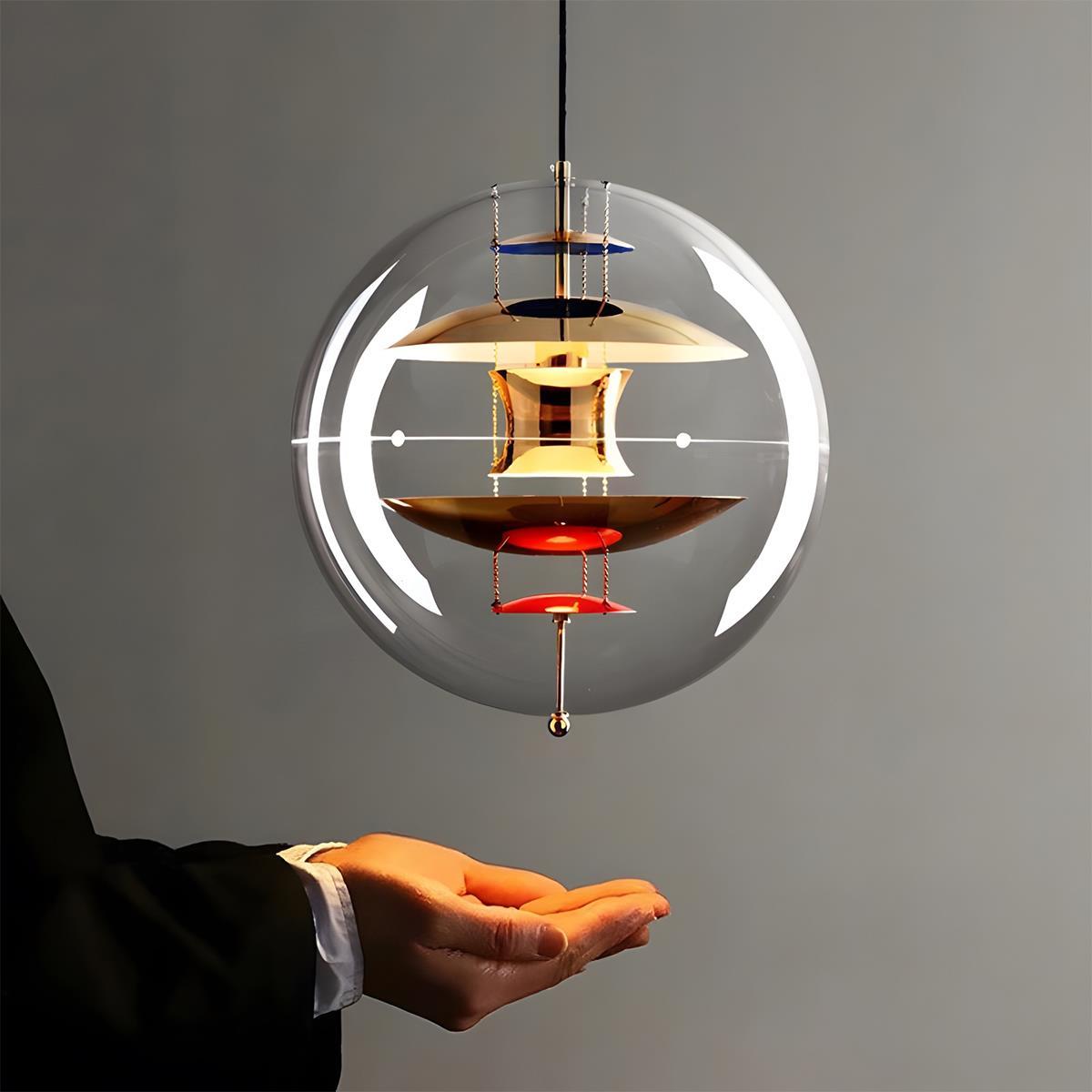 Planeet Hangbol LED Lamp Helder Acryl Dimbaar 3000K-6000K Modern Design Sfeerverlichting Eetkamer Keuken | Sulvida