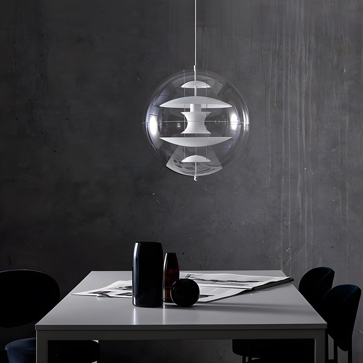Planeet Hangbol LED Lamp Helder Acryl Dimbaar 3000K-6000K Modern Design Sfeerverlichting Eetkamer Keuken | Sulvida