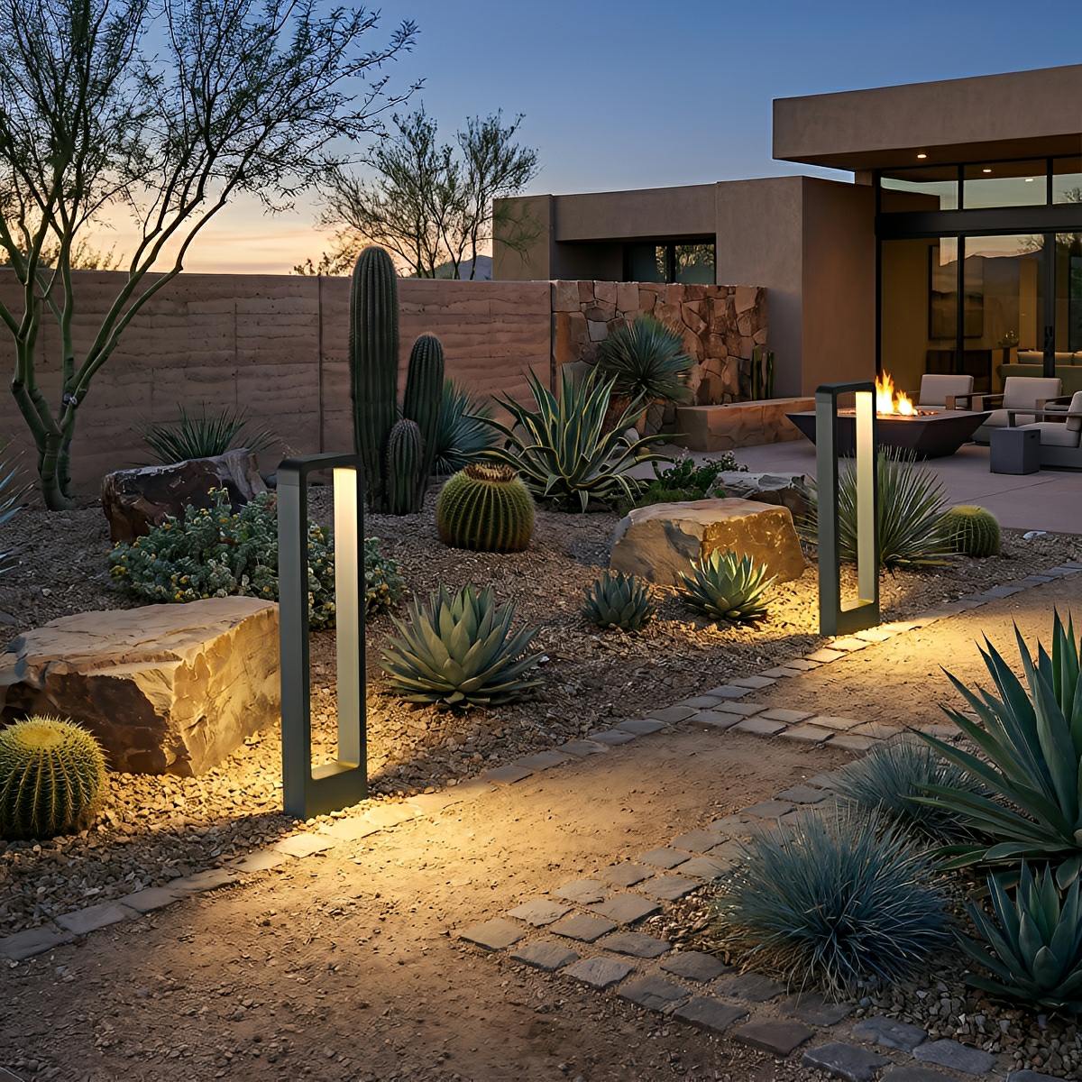Aluminium Tuinlamp Zwart Rechthoekig LED Verlichting Gazon Tuin Pad Inbouw Sokkel IP65 Waterdicht Buitenverlichting | Sulvida